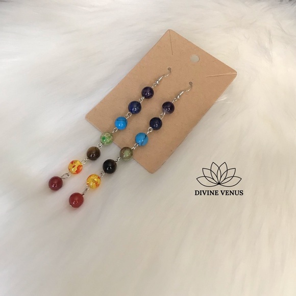 7 Chakra Earrings - Picture 3 of 3